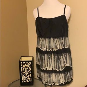 Cabi Black & White Tank Top